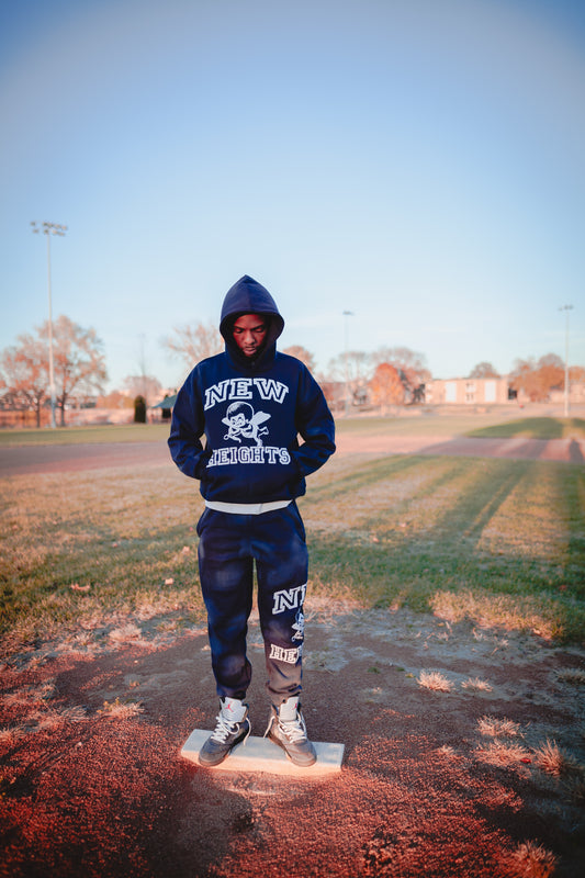 NAVY CUPID HOODIE